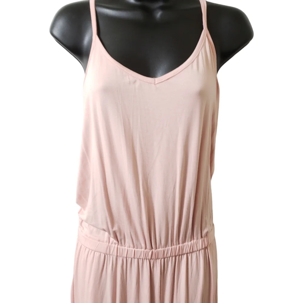 Froemds Womens Pink Spaghetti Strap Jumpsuit X-Large - Picture 6 of 15